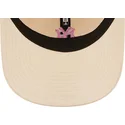 jasnorozowa-zakrzywiona-czapka-z-regulacja-i-rozowym-logo-9twenty-mini-logo-new-york-yankees-mlb-od-new-era
