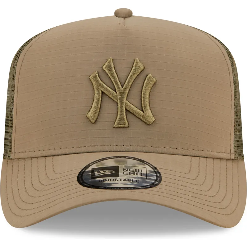 czapki-curva-zielony-snapback-a-frame-tech-ripstop-new-york-yankees-mlb-new-era