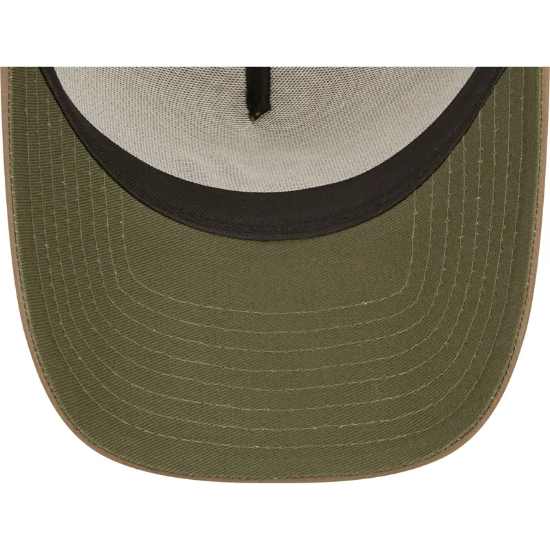 czapki-curva-zielony-snapback-a-frame-tech-ripstop-new-york-yankees-mlb-new-era