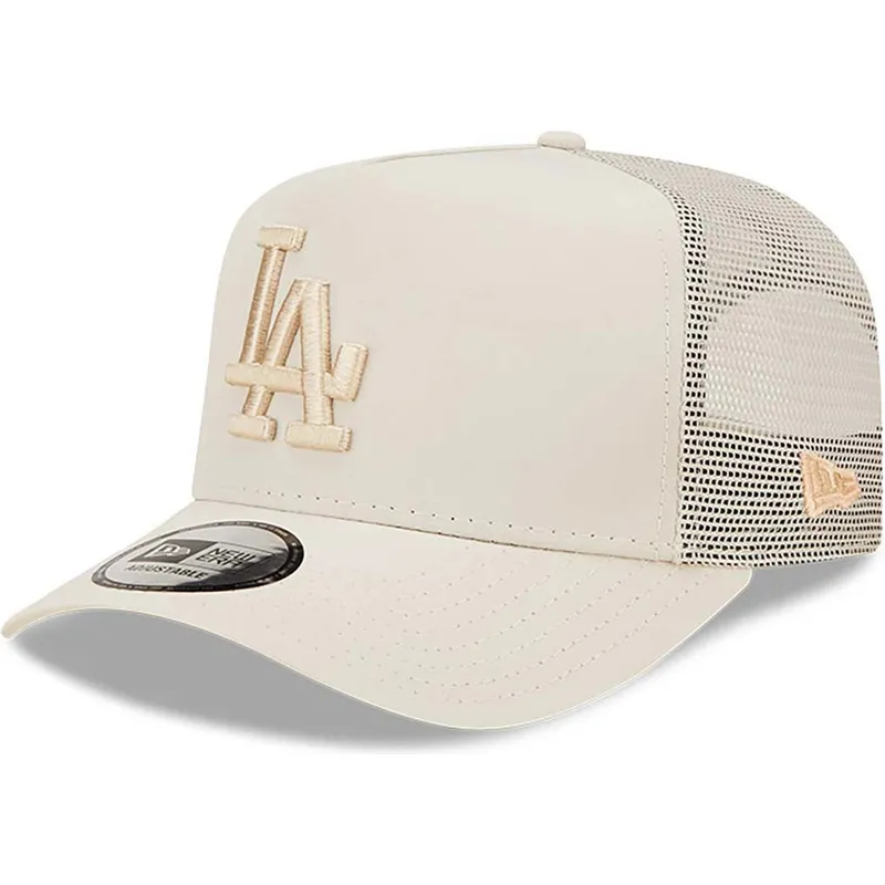 czapki-curva-bezowy-snapback-a-frame-tech-ripstop-los-angeles-dodgers-mlb-new-era