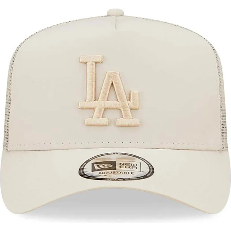czapki-curva-bezowy-snapback-a-frame-tech-ripstop-los-angeles-dodgers-mlb-new-era