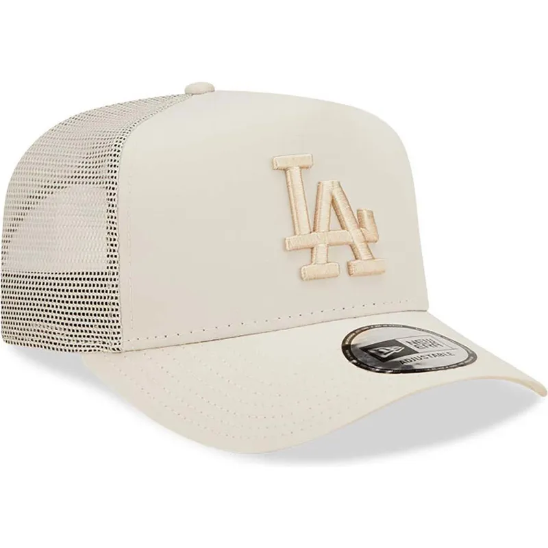 czapki-curva-bezowy-snapback-a-frame-tech-ripstop-los-angeles-dodgers-mlb-new-era