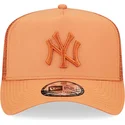 czapki-curva-brazowy-snapback-a-frame-tech-ripstop-new-york-yankees-mlb-new-era