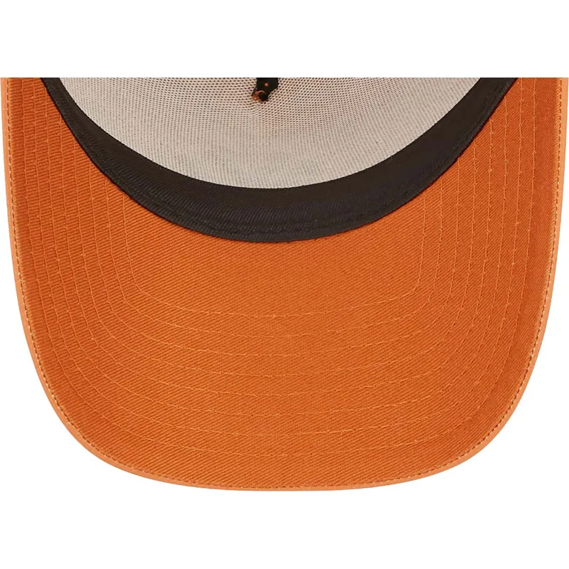 czapki-curva-brazowy-snapback-a-frame-tech-ripstop-new-york-yankees-mlb-new-era