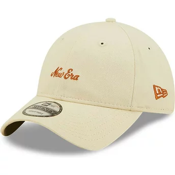 Regulowana beżowa czapka z daszkiem 9TWENTY Herringbone od New Era