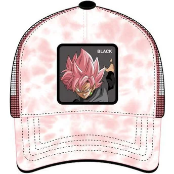 Capslab Goku Black BLA3 Dragon Ball Pink and White Trucker Hat