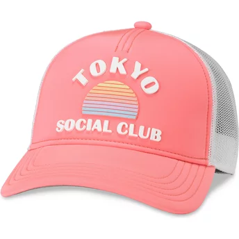 Czarna i biała czapka trucker snapback Tokyo Social Club Riptide Valin od American Needle