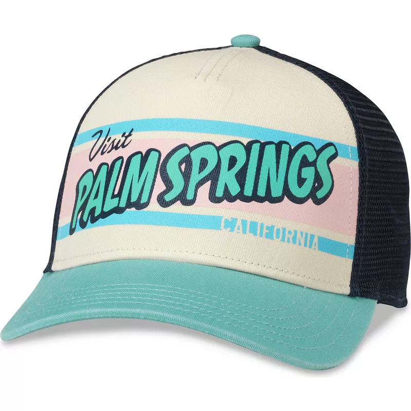 american-needle-palm-springs-california-sinclair-beige-navy-blue-and-green-snapback-trucker-hat