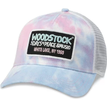 Wielokolorowa czapka typu trucker z zatrzaskiem snapback Woodstock Valin od American Needle
