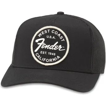 Czarna czapka trucker snapback Fender Valin od American...