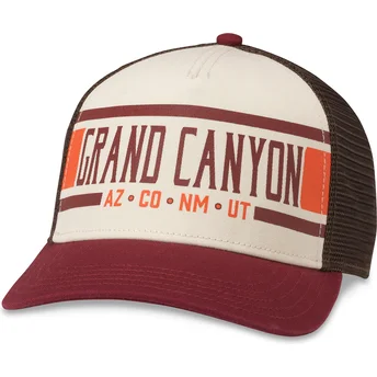 Snapback beżowo-brązowa czapka trucker Grand Canyon National Park Sinclair od American Needle