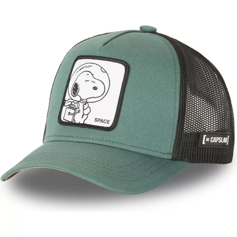 capslab-snoopy-space-sp2-peanuts-green-trucker-hat