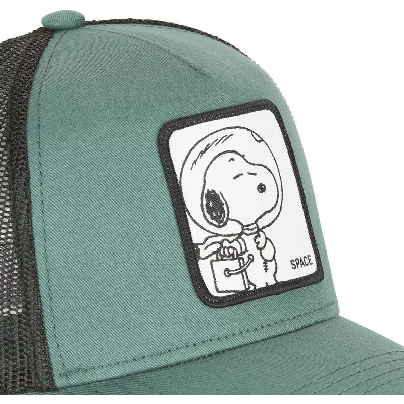 capslab-snoopy-space-sp2-peanuts-green-trucker-hat