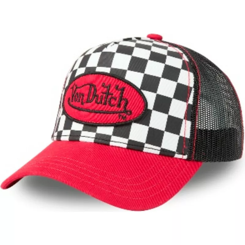 von-dutch-squ-red-black-and-red-trucker-hat