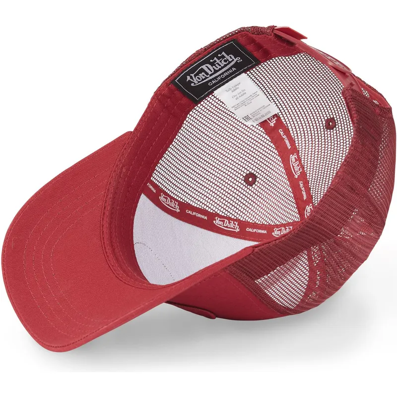 czapki-curva-czerwony-snapback-von-dutch
