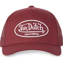 ciemnoczerwona-regulowana-czapka-trucker-lof-b1-od-von-dutch