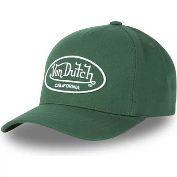 Zielona, regulowana czapka z daszkiem LOF C2 od Von Dutch