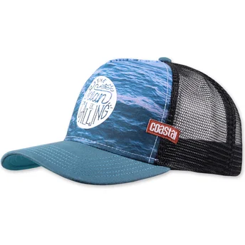 Czapka trucker niebieska The Ocean Is Calling HFT od Coastal