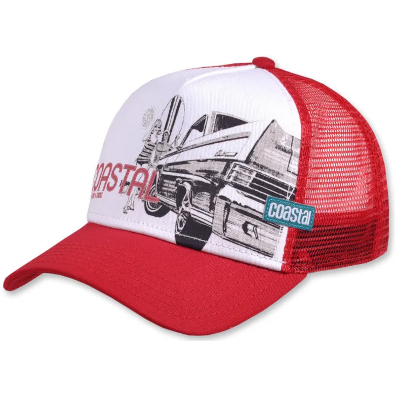 czapki-plana-czerwony-snapback-coastal