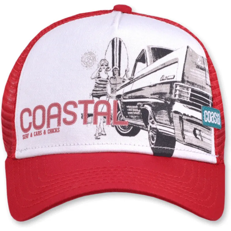 czapki-plana-czerwony-snapback-coastal