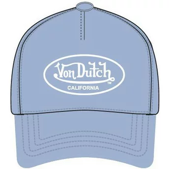 Niebieska, regulowana czapka z daszkiem LOF C7 od Von Dutch