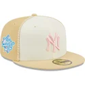 czapki-plana-bezowy-dopasowany-rosa-59fifty-seam-stitch-new-york-yankees-mlb-new-era