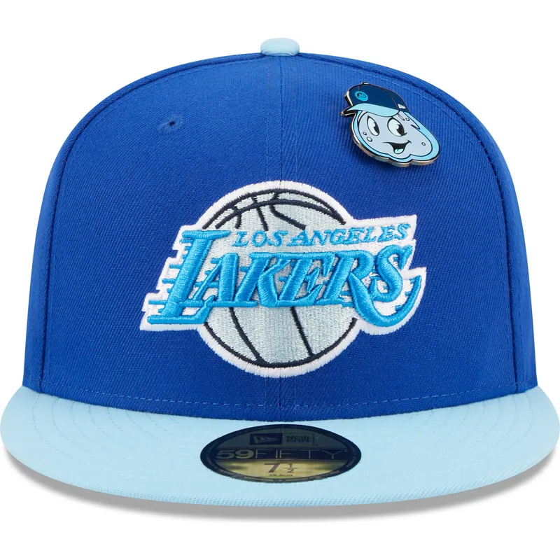 czapki-plana-niebieski-dopasowany-59fifty-the-elements-water-pin-los-angeles-lakers-nba-new-era