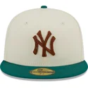 czapki-plana-szary-dopasowany-marron-59fifty-camp-new-york-yankees-mlb-new-era