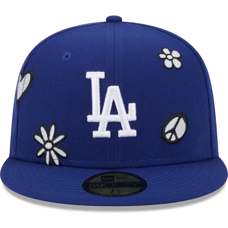 plaska-czapka-niebieska-dopasowana-59fifty-sunlight-pop-los-angeles-dodgers-mlb-new-era