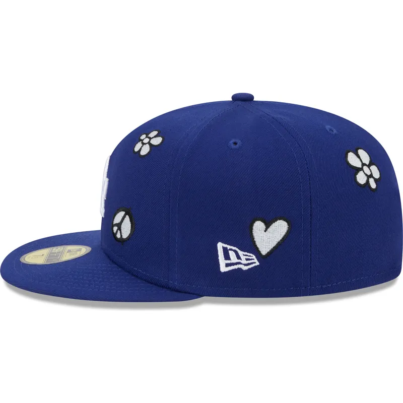 plaska-czapka-niebieska-dopasowana-59fifty-sunlight-pop-los-angeles-dodgers-mlb-new-era