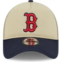 bezowo-granatowa-czapka-truckerka-9forty-a-frame-all-day-trucker-boston-red-sox-mlb-od-new-era