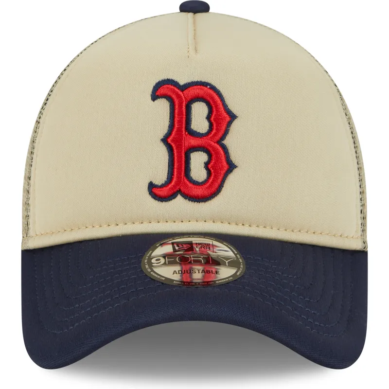czapki-curva-bezowy-snapback-9forty-a-frame-all-day-boston-red-sox-mlb-new-era czapki-curva-bezowy-snapback-9forty-a-frame-all-day-boston-red-sox-mlb-new-era