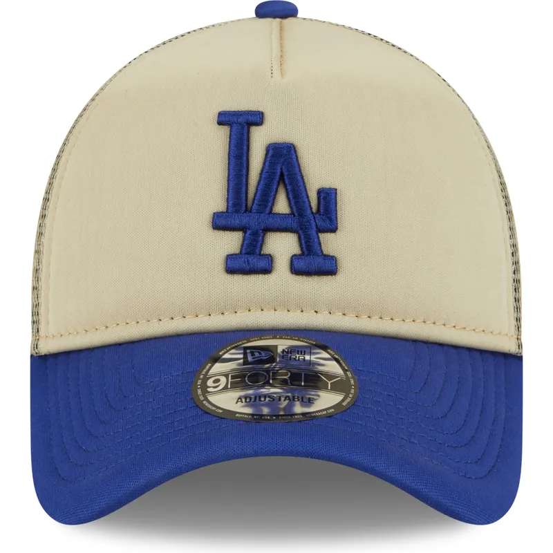 czapki-curva-bezowy-snapback-9forty-a-frame-all-day-los-angeles-dodgers-mlb-new-era