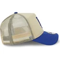 bezowo-niebieska-czapka-truckerka-9forty-a-frame-all-day-trucker-los-angeles-dodgers-mlb-od-new-era
