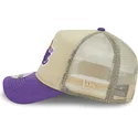 bezowo-fioletowa-czapka-truckerka-9forty-a-frame-all-day-trucker-los-angeles-lakers-nba-od-new-era