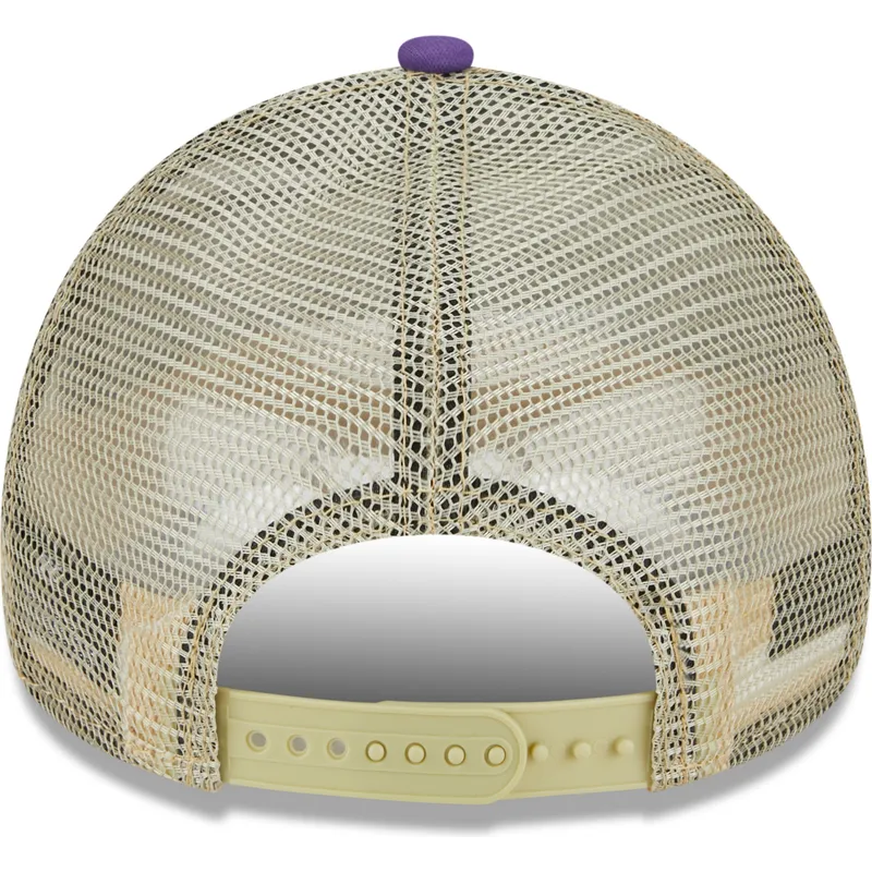 czapki-curva-bezowy-snapback-9forty-a-frame-all-day-los-angeles-lakers-nba-new-era