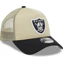 czapki-curva-bezowy-snapback-9forty-a-frame-all-day-las-vegas-raiders-nfl-new-era