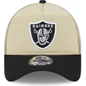 czapki-curva-bezowy-snapback-9forty-a-frame-all-day-las-vegas-raiders-nfl-new-era