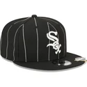 czapki-plana-czarny-snapback-9fifty-pinstripe-visor-clip-chicago-white-sox-mlb-new-era