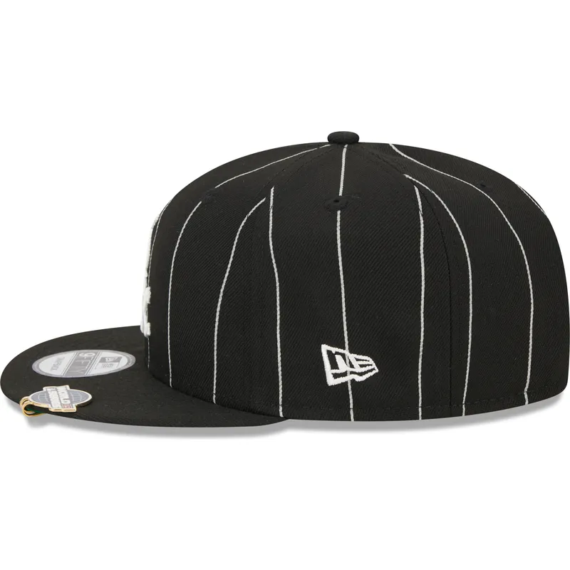 czapki-plana-czarny-snapback-9fifty-pinstripe-visor-clip-chicago-white-sox-mlb-new-era