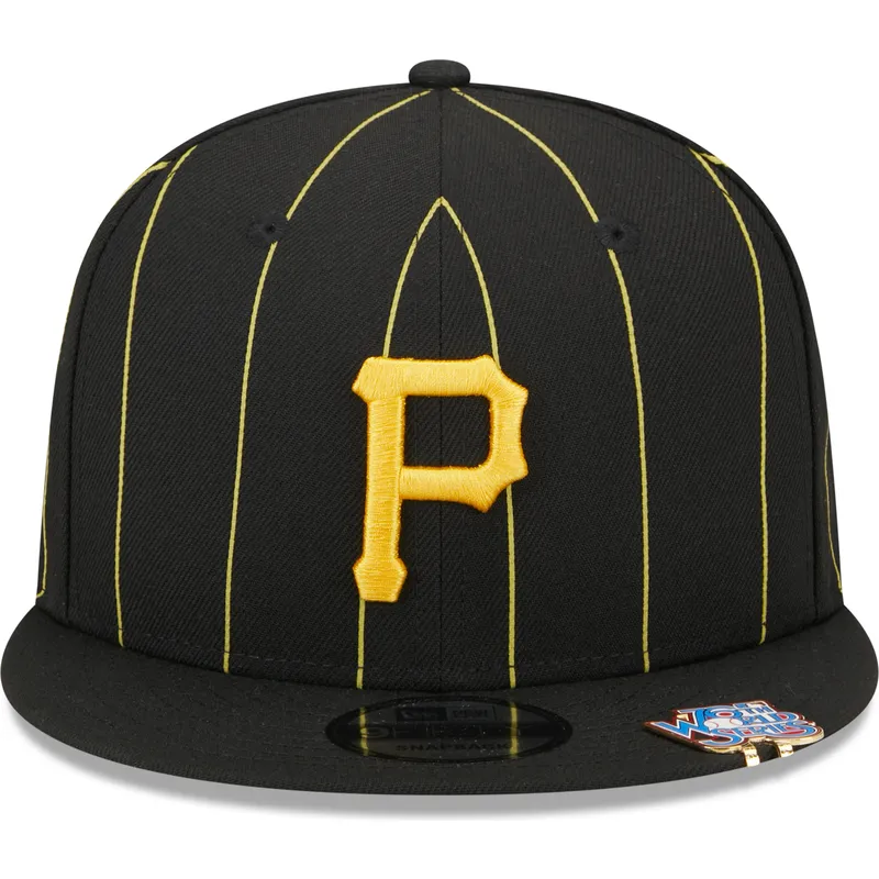 czarna-plaska-czapka-snapback-9fifty-pinstripe-visor-clip-pittsburgh-pirates-mlb-new-era