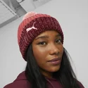 puma-women-red-and-pink-beanie-with-pompom