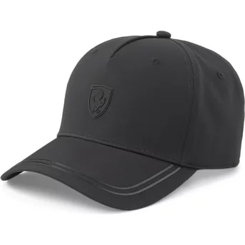 Czarna, regulowana czapka z daszkiem z czarnym logo SPTWR Style od Ferrari Formula 1 od Puma