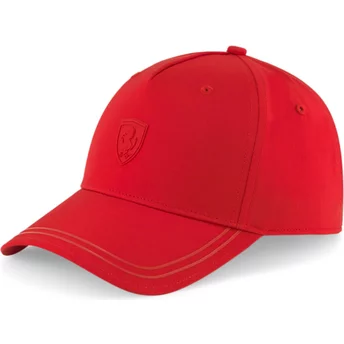 Czerwona, regulowana czapka z daszkiem z czerwonym logo SPTWR Style Ferrari Formula 1 od Puma