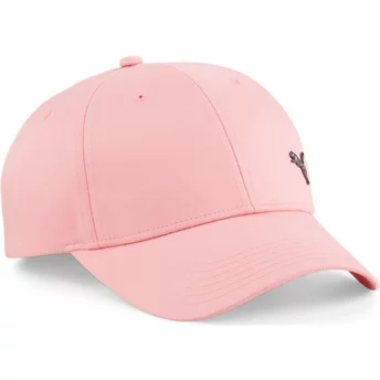 Różowa, regulowana czapka z daszkiem Metal Cat Smooth od Puma
