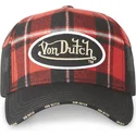 regulowana-czerwona-i-czarna-czapka-trucker-cla3-marki-von-dutch