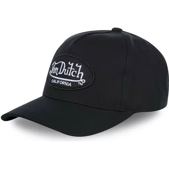 Regulowana czarna czapka z daszkiem LOFB02 od Von Dutch