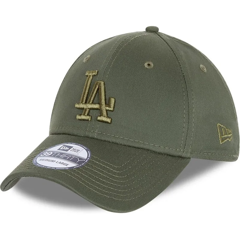 czapki-curva-zielony-dopasowany-39thirty-league-essential-los-angeles-dodgers-mlb-new-era