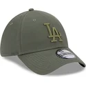 czapki-curva-zielony-dopasowany-39thirty-league-essential-los-angeles-dodgers-mlb-new-era