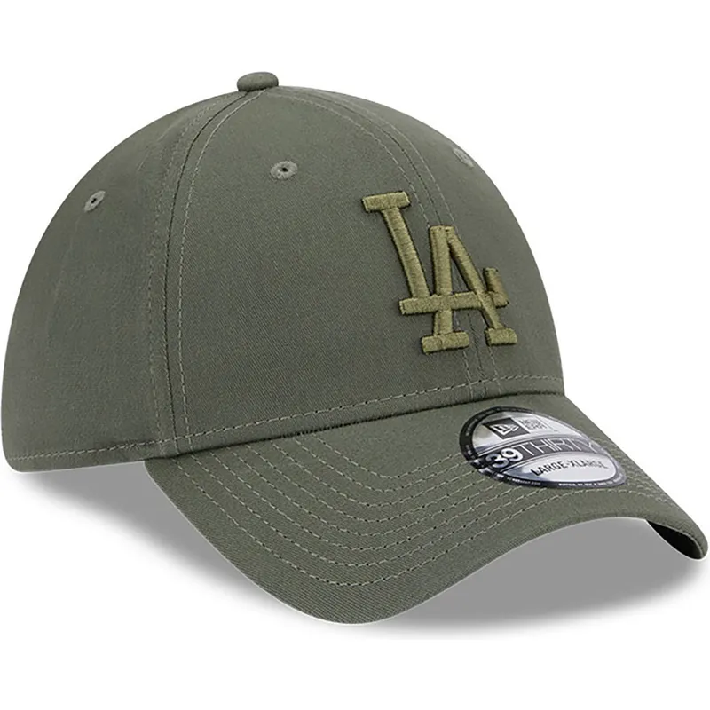czapki-curva-zielony-dopasowany-39thirty-league-essential-los-angeles-dodgers-mlb-new-era